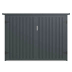 Fornorth Fahrradgarage für vier Fahrrder 203 x 198 x 157 cm, Dunkelgrau