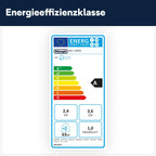 De'Longhi Pinguino PAC EM82, Mobile Klimaanlage für Rume bis zu 80 m, 9.400 BTU, 2,4 kW, 63 dB, Entfeuchtungsfunktion, Energieklasse A, 24h-Timer, Wei