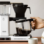 Moccamaster KBG Select, Kaffeemaschine, Retro Kaffeemaschine, Filterkaffee, Off-White, 1.25L