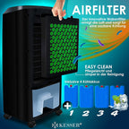 KESSER 4in1 Mobile Klimaanlage | Fernbedienung | Klimagert | Ventilator Klimaanlage | Timer | 3 Stufen | Ionisator Luftbefeuchter | Luftkühler |