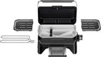 Campingaz Grill Attitude2go, Gasgrill & Elektrogrill, Tischgrill, tragbarer Balkon-, Camping-Grill, mit Deckel, Thermometer und Gusseisen-Grillrost, Betrieb mit Gas oder Elektro
