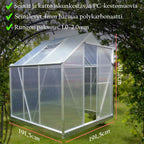Lykke Gewchshaus Silber 3,7 m2