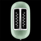 KitchenAid Toaster für 2 Scheiben mit Sandwich-Zange | Artisan | Retro Toast Machine | Verschiedene Funktionen und Bräunungsstufen | Grün