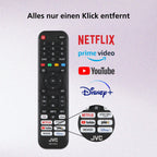 JVC Fernseher 40 Zoll Smart TV VIDAA Full HD HDR Fernseher mit 100 cm Bildschirmdiagonale und integriertem Triple-Tuner, LED TV LT-40VDF2555 (2026)