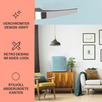 Klarstein Audrey Mini - kleiner Kühlschrank, kompakte Mini-Bar, freistehend, Kompressionskühlung, Fassungsvermögen, Kühlung: 0-10 °C, Mini-Kühlschrank mit 70 Liter Fassungsvermögen, rot