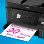 Epson EcoTank ET-4800 A4-Multifunktions-Wi-Fi-Tintentankdrucker, mit einem im Lieferumfang enthaltenen Vorrat an Tinten bis zu 3 Jahren