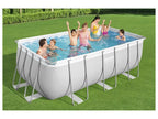 Power Steel™ Frame Pool-Set mit Filterpumpe, ca. L 412 x B 201 x L 122 cm