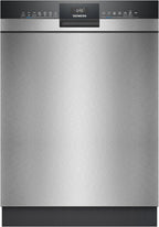 Siemens SN43ES14VE, iQ300 Smarter Geschirrspüler, Unterbau-Spülmaschine mit Besteckschublade, 60 cm, automatische Türöffnung dank autoOpen dry, besonders leise mit iQdrive-Motor, aquaStop, Edelstahl
