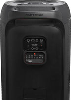 JBL Partybox Stage 120 in Schwarz – Tragbare Bluetooth-Lautsprecher-Box mit JBL Pro Sound, Lichtshow, KI-Sound-Boost und Teleskopgriff – 12 h Laufzeit