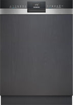 Siemens SN43ES14VE, iQ300 Smarter Geschirrspüler, Unterbau-Spülmaschine mit Besteckschublade, 60 cm, automatische Türöffnung dank autoOpen dry, besonders leise mit iQdrive-Motor, aquaStop, Edelstahl