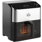 HOMCOM Heißluftfritteuse Airfryer fettarm schnelles Garen