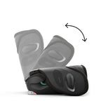 CYBEX Gold Kinder-Autositz Solution G i-Fix, Für Autos mit und ohne ISOFIX, Ab ca. 3 bis 12 Jahre (100 - 150 cm), Ab ca. 15 bis 50 kg, Lava Grey