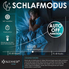 KESSER® Klimaanlage Mobil Klimagerät Sky Tower 4in1 kühlen, Luftentfeuchter, lüften, Ventilator - 9000 BTU/h (2.600 Watt) 2,7KW - Klima, Fernbedienung und Timer, Nachtmodus (EEK: D), Schwarz