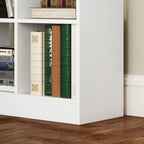 HOMCOM Bücherregal mit Schublade viel Stauraum Weiß