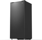 CHiQ FSD166NE4E Gefrierschrank 166 L, No Frost Technologie, Wechselbarer Türanschlag, Schwarzer Edelstahl, 144cm Höhe