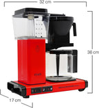 Moccamaster KBG Select, Kaffeemaschine, Retro Kaffeemaschine, Filterkaffee, Off-White, 1.25L