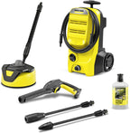 Kärcher Hochdruckreiniger K 4 Power Control Flex Home, Druck: max. 130 bar, Fördermenge: 420 l/h, Fläche: 30 m²/h, Wasserfilter, Gewicht: 11,5 kg, Hochdruckpistole, Dreckfräser, Strahlrohr, Home Kit