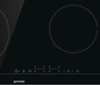 Gorenje GI6401BCE Induktions-Kochfeld / 60 cm/TouchControl/PowerBoost/Timer/ChildLock/Restwärmeanzeige/Schwarz
