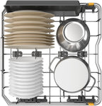 Bauknecht B7F HP43 XA Freistehender Geschirrspüler/ 60 CM/ 15 Maßgedecke/PowerClean Pro-Effektive Hochdruckdüsen/Natural Dry-Automatische Türoffnung-Bessere Trocknung/Maxi Space-Mehr Innenraum