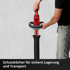 Einhell Akku-Heckenschere GE-CH 18/60 Li-Solo Power X-Change (18 V, 60 cm Schnittlnge, 22 mm Zahnabstand, drehbarer Handgriff, inkl. Schnittgutsammler, ohne Akku)