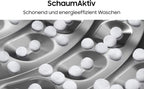 Samsung WW8NK52K0VW/EG Waschmaschine, 8 kg, 1200 U/min, SLIM Platzsparer, Ecobubble, AddWash, Hygiene-Dampfprogramm, Weiß