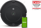 iRobot Roomba Combo Essential Saug- und Wischroboter (Y0112), leistungsstarkes Saugen und Wischen, 4-Stufen-Reinigungssystem, 3 Saugstufen, Spot-Cleaning, steuerbar über App, Tasten oder Sprache, Wei