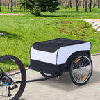 HOMCOM Fahrradanhänger faltbar große Transportbox