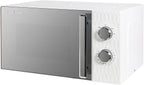 Russell Hobbs Honeycomb RHMM715G 17 Liter 700 W Grau Solo manuelle Mikrowelle mit 5 Leistungsstufen, integrierter Timer und Auftaufunktion