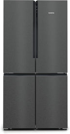 SIEMENS KF96NVPEA iQ300 Multi-Door-Kühlschrank, 183 x 91 cm, 405 L Kühlen & 200 L Gefrieren, hyperFresh längere Frische, noFrost nie wieder abtauen, superCooling schnellere Kühlung