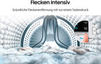 Samsung WW8NK52K0VW/EG Waschmaschine, 8 kg, 1200 U/min, SLIM Platzsparer, Ecobubble, AddWash, Hygiene-Dampfprogramm, Weiß
