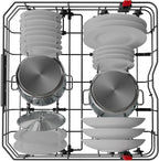 Bauknecht BCIO 3T341 PLET Vollintegrierbarer Geschirrspüler 60 cm /Edelstahl/14 Maßgedecke/10 Standardprogramme und 1 Sensorprogramm/PowerClean/ActiveDry/Besteckschublade/Vollwasserschutz
