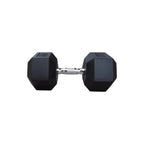 POWRX Hexagon-Kurzhantel, gummiert, 1x 30 kg - B-Ware sehr gut
