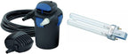 OASE 50499 Druckfilter BioPress Set 4000, Teichfilter Filterset zur effektiven und raschen Algenbekäpfung, Komplettset inkl Filterpumpe und UVC Klärer