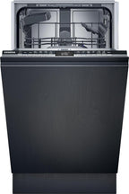 Siemens SR65YX08ME, iQ500 Smarter Geschirrspüler Vollintegriert, 45 cm breit, Besteckschublade, Zeolith, extra leise, aquaStop, automatische Türöffnung nach Programmende, varioSpeed, Innenbeleuchtung