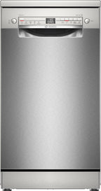 Bosch SPV2IKX10E Serie 2 Smarter Geschirrspüler vollintegriert, 45 cm breit, Besteckkorb, Extra Trocknen auf Knopfdruck, InfoLight roter Lichtpunkt am Boden, AquaStop Schutz gegen Wasserschäden, Weiß