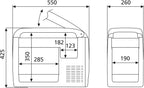 DOMETIC CDF18 Kompressor-Kühlbox, 18 L, Mini-Kühlschrank 12/24 V