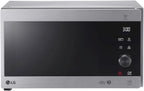 LG MS2595CIS Mikrowelle mit Smart Inverter Technologie, 25 Liter Kapazität, 1000 W, Automatikprogramme, einstellbare Leistungsstufen und EasyClean-Funktion, Silber