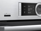 Bosch HMG7361B1, Serie 8 smarter Einbau-Backofen mit Mikrowellenfunktion, 60 x 60 cm, Made in Germany, Schwarz, Air Fry, Digitaler Bedienring, Touchdisplay, Automatikprogramme, Reinigungsunterstützung