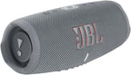 JBL Charge 5 Bluetooth-Lautsprecher in Schwarz – Wasserfeste, portable Boombox mit integrierter Powerbank – Eine Akku-Ladung für bis zu 20 Stunden kabellosen Musikgenuss