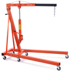 BENTISM 2T Klappbarer Motorkran Motorheber mit Wasserwaage 4400 lbs/2 Tonnen Hochleistungs-Hubsteiger Werkstattkran Alterungsbeständiger Motorkran
