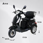 Arvo Seniorenmobil P300 Schwarz
