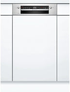 Bosch SPV2IKX10E Serie 2 Smarter Geschirrspüler vollintegriert, 45 cm breit, Besteckkorb, Extra Trocknen auf Knopfdruck, InfoLight roter Lichtpunkt am Boden, AquaStop Schutz gegen Wasserschäden, Weiß