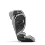 CYBEX Gold Kinder-Autositz Solution G i-Fix, Für Autos mit und ohne ISOFIX, Ab ca. 3 bis 12 Jahre (100 - 150 cm), Ab ca. 15 bis 50 kg, Lava Grey