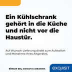 Exquisit Kühlschrank ohne Gefrierfach, Großer Kühlschrank, 5 Ablagen, 242 Liter, Vollraumkühlschrank 143 cm hoch, KS5320-V-H-040E weiss