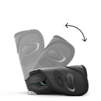 CYBEX Gold Kinder-Autositz Solution G i-Fix, Für Autos mit und ohne ISOFIX, Ab ca. 3 bis 12 Jahre (100 - 150 cm), Ab ca. 15 bis 50 kg, Lava Grey