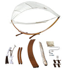 Sonnewelt Hngematte Holz Hammock mit Gestell