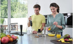 Braun MultiQuick 9 MQ 9187XLI Stabmixer – Pürierstab mit Active PowerDrive Technologie und 5 Zubehrteilen zum Zerkleinern, Stampfen, Rühren und Ice-Crushen, 1200 Watt, schwarz/Edelstahl