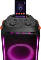 JBL PartyBox 710 - Schwarz – Trag - und rollbarer Bluetooth Party-Lautsprecher mit Lichteffekten – Spritzwassergeschützte, mobile Musikbox