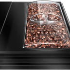 Melitta Solo - Kaffeevollautomat mit höhenverstellbarem Auslauf, kleine Kaffeemaschine mit abnehmbarem Wassertank, für z. B. Espresso oder Café Crème, silber