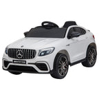 HOMCOM Kinder Elektroauto Mercedes-Benz mit Fernbedienung & Sicherheitsgurt Weiß